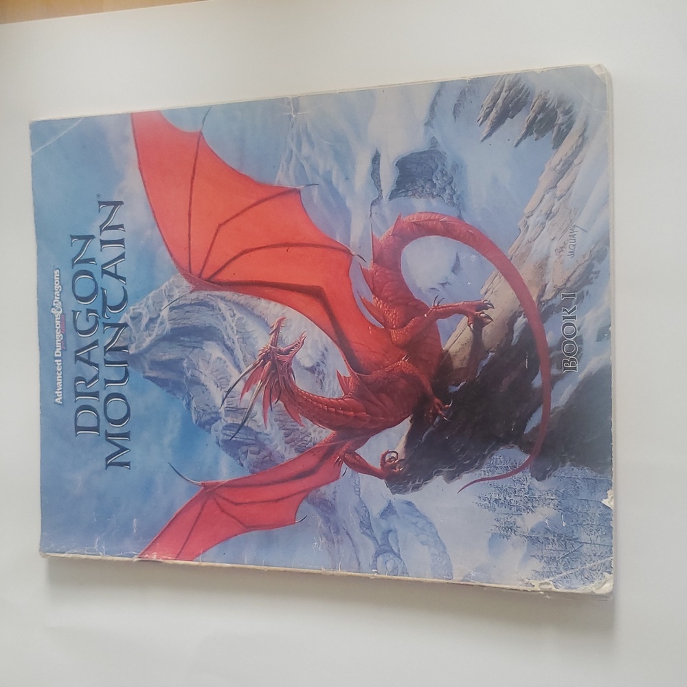  Vintage , Mountain for advanced Dungeons and Dragons Magazine , 2nd edition